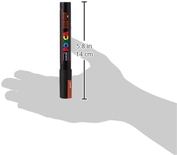 Miniatura 5 de Posca PC-5M - Rotuladores permanentes a base de agua, juego de 8 (colores metálicos)