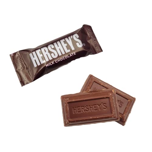 Hershey's Milk Chocolate Miniature Candy Bars - Individually Wrapped - Bulk Pack (2 Pound) #TOP2