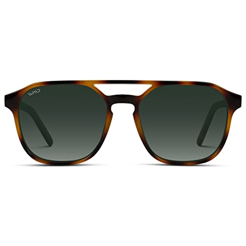 WearMe Pro Polarized Double-Bridge Large Rectangular Unisex Sunglasses2