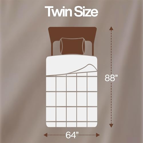 Image of Utopia Bedding Comforter Duvet Insert, Quilted Comforter with Corner Tabs, Box Stitched Down Alternative Comforters Twin Size (White, Pack of 2)