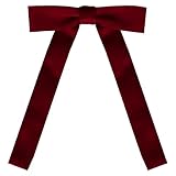 Rexzo Burgundy Satin Western Kentucky Colonel String Tie