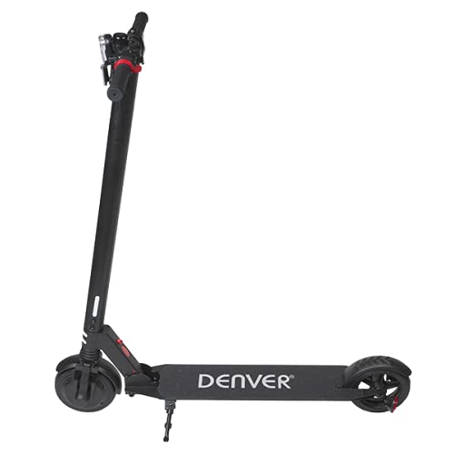 Elektroroller Denver SEL-65220F Black, Leistung: 300 W, Rahmen aus Aluminium, Geschwindigkeit bis zu 25 km/h, Automonie 12 km, robuste Gummi-Räder, 6,5 Zoll. - 7