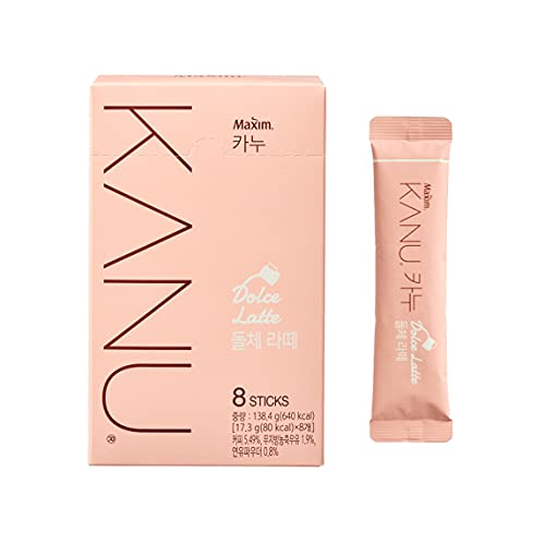 Maxim Kanu Latte Lot de 8 bâtonnets de café au lait
