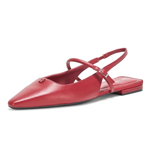 DKNY Women's Shoes Sandals, Ruby red, 11