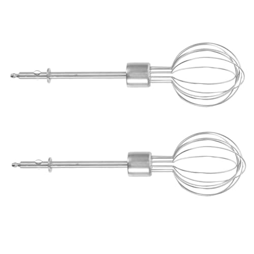 SOLUSTRE 2pcs Mini Hand Egg Beater Stainless Steel Mixing Paddle for Hand Mixer Non-electric Baking Tool