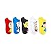 Peanuts” Women's No-Show Novelty Socks, Snoopy and Charlie Brown Socks for Girls, Pack of 5