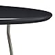 Relaxdays Beistelltisch 2er Set Wohnzimmertische aus Holz mit grau-matt lackierten Tischplatten im Durchmesser 48 und 40 cm als Couchtisch und Telefontisch in zwei verschiedenen Größen, grau matt