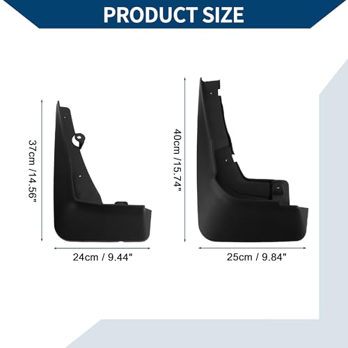 Image of Mud Flaps Splash Guards W /Mount Accessories for BMW X6 G06 m Sport 2020 2021 Front and Rear Mud Guards 1 Set