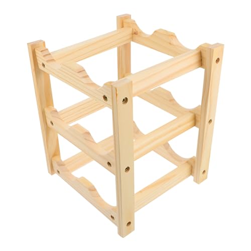 Soporte para Botellas de Vino de Madera 6 Botellas miniatura 1