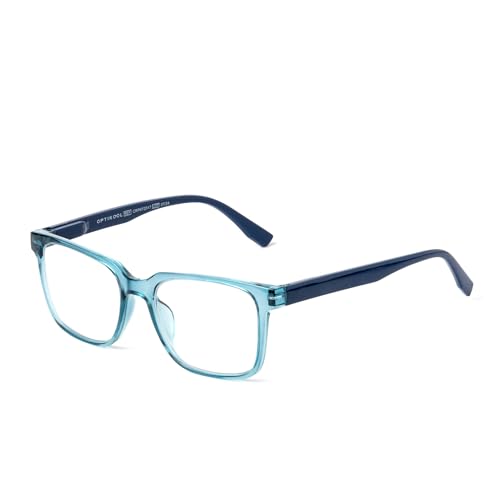 OPTIKOOL Gafas Luz Azul Unisex- Antireflejo, Flexibles y Ligeras - Gafas Bloqueo Luz Azul Sin Graduar - Ideales para Ordenador - Blue Light Glasses - Mayor Bienestar con uso de Pantallas. 0.0