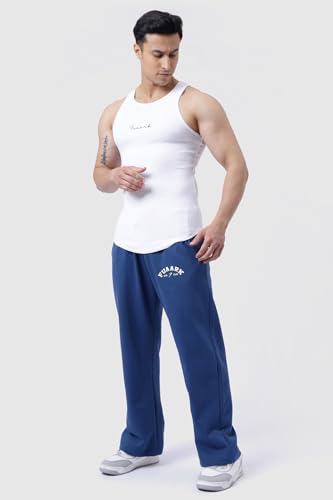 Image of FUAARK Men's Premium Polycotton Relaxed Loose Fit Sports Gym Stylish Track Pant Trouser for Men