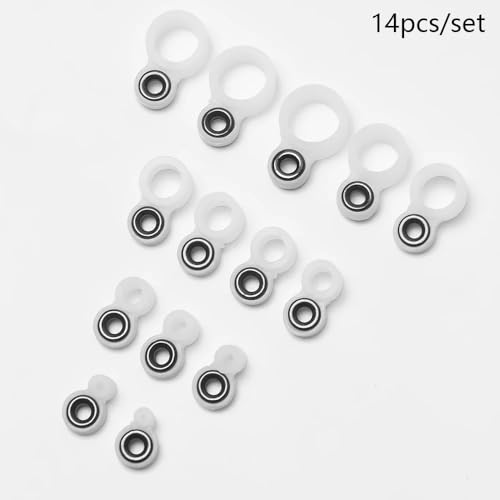 Set 28 piezas guías cerámicas para caña de pescar miniatura 3