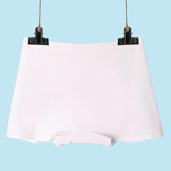 Image of LOURYN KOULYN Boy Shorts Underwear for Women Cotton Panties Mid Rise Undies Full Coverage Boxers Briefs Boyshort 4 Pack S-XXL