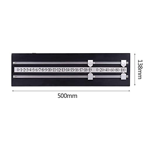 Tabellone segnapunti da biliardo, in legno
