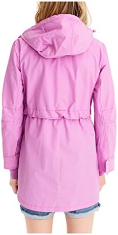 j crew pink rain jacket