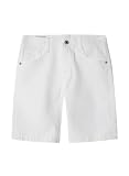Pepe Jeans Slim Short Hatcher Pantalones Cortos, Blanco (Denim-1ca), 16 años para Niños