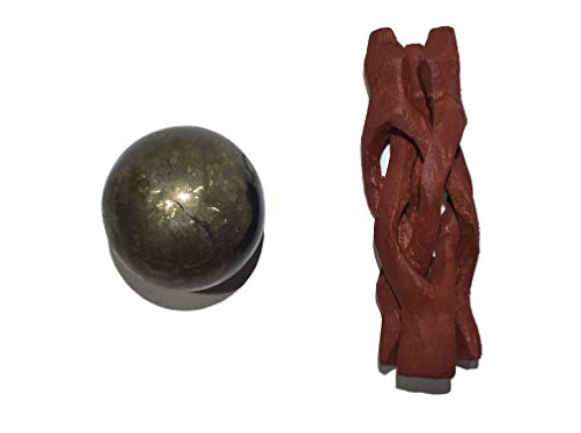 Pyrite Natural Crystal Ball with Stand, Size 2-2.5 Inch