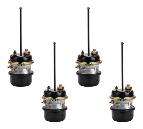 Mytee Products 4 Pk 30/30 Square Boss Air Brake Chamber 3 Long Stroke 3030 for semi Truck Trailer Replaces NT3030ELS80 NT3030ELS99 GC3030L LC3030L GC3030LR
