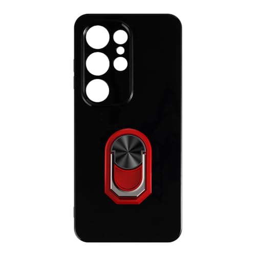 UOGNADGD �t���L�V�u���P�[�X + �����O�z���_�[ Oukitel C2 2026 4G �Ƃ̌݊������� �ϏՌ��J�o�[���}�O�l�b�g�����J�X�^�C���X�^���h (�u���b�N+���b�h�����O)