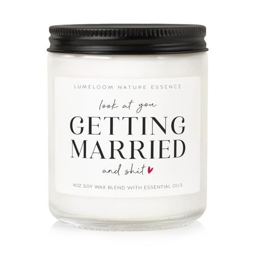 LUMELOOM Bride Gifts, Wedding Gifts - 9oz Lavender Scented Soy ...