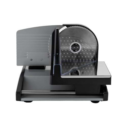 Cortadora de carne y pan eléctrica de acero inoxidable 200W miniatura 3