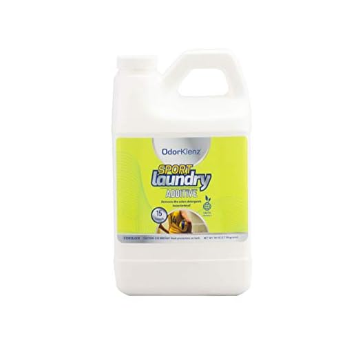 OdorKlenz Sports Laundry Additive Odor Remover, Liquid, 15 Loads | Remove Sweat Odors From Workout Clothes, Sports Uniforms, Everyday Use, etc. | Unscented and Safe To Use In Any Washing Machine