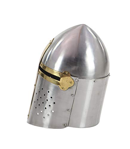 image for Deco 79 Metal Medieval Knight Crusader Helmet, 9