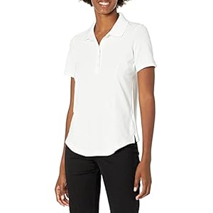 Riders-by-Lee-Indigo-Womens-Short-Sleeve-Polo-Shirt Riders by Lee Indigo womens Short Sleeve Polo Shirt , Arctic White , Medium