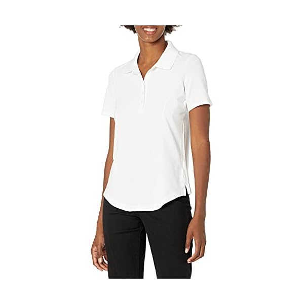 Riders-by-Lee-Indigo-Womens-Short-Sleeve-Polo-Shirt Riders by Lee Indigo womens Short Sleeve Polo Shirt , Arctic White , Medium
