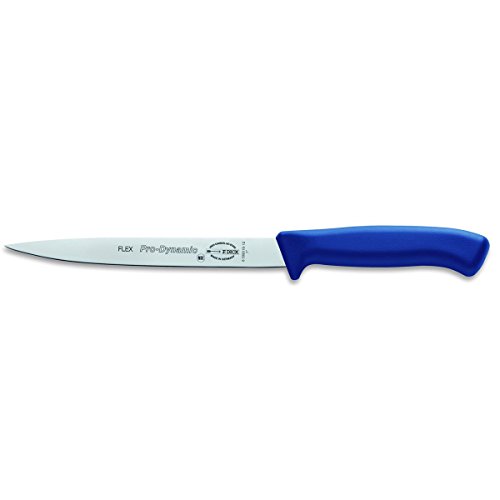 Dick Cuchillo de filetear flexible (hoja de 18 cm, mango de color azul)