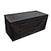 UNDGZ Pokrowiec Na Meble Ogrodowe, Oxford Waterproof Furniture Meble do stolika rattanu Krzesło Sofa Sofa Odporna deszcz (Color : Black, Specification : 250x250x90cm)