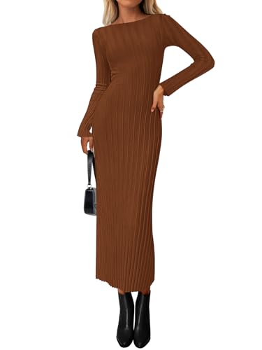 PRETTYGARDEN Womens Sweater Dress Fall 2025 Casual...