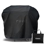 DICAPA Funda Babarcoa Exterior Impermeable, Funda Protectora para Barbacoa de (147 x 61 x 117 cm) Funda BBQ Grill. Material Impermeable y Resistente