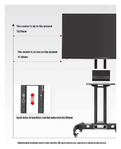 Soporte móvil para TV con ruedas miniatura 2