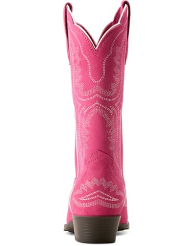 Ariat Youth Casanova Western Boot, Haute Pink Suede, 33