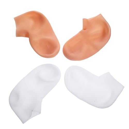 BELLIFFY 2 Pairs Foot Gloves Socks for Dry Cracked Feet Moisturizing Socks for Intensive Hydration