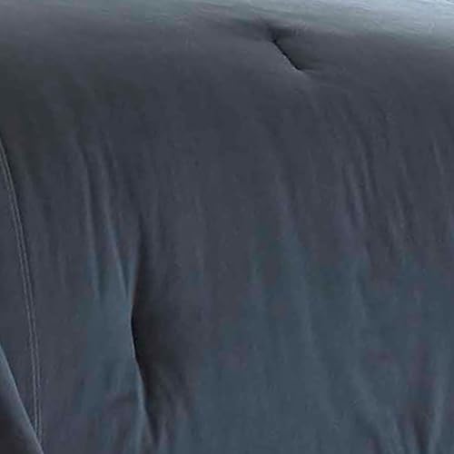 Image of Eddie Bauer - King Comforter Set, Reversible Cotton Bedding with Matching Shams, Pre-Washed for Added Softness (Kingston Charcoal, King)