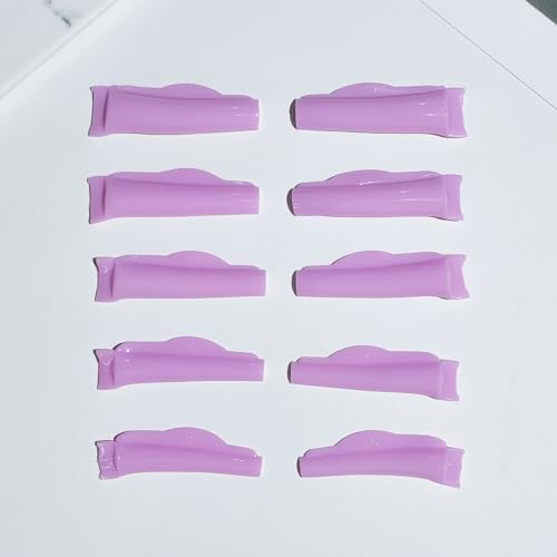 Condere Lash Lift Pads Soft Reusable Shields for Lash Lift Kit, Self-Adhesive Ancillary Eyelash Curler, Glue-Free, Purple