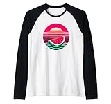 watermelon sunset graphic summer fruit lover kids & adults maglia con maniche raglan