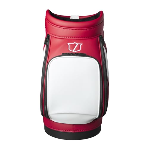 Wilson Tour Range Caddie accessoire de practice de golf rouge blanc - 4
