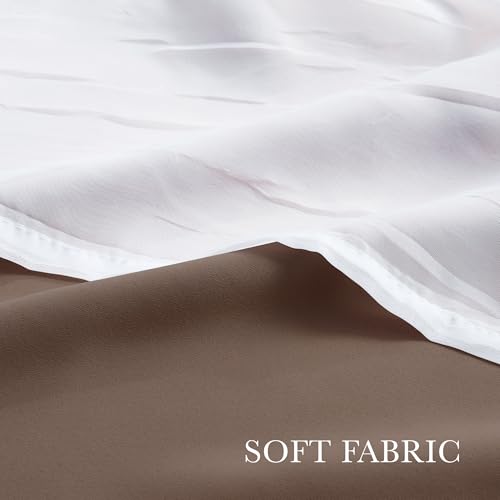 Image of PONY DANCE Window Curtains & Drapes, 52 W x 84 L in, Mocha, 2 PCs