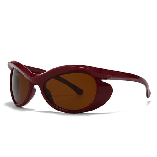 Lunettes de soleil œil de chat au design géométrique pour femme tendance