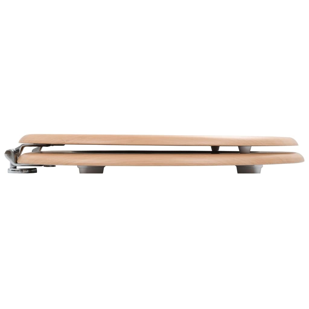 Set di 2 sedili anteriori per WC con coperchi in MDF Design bambù 02_0002963