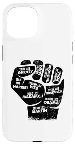 Carcasa para iPhone 15 Inspiring Black Leaders Fist - Mes de la Historia Negra