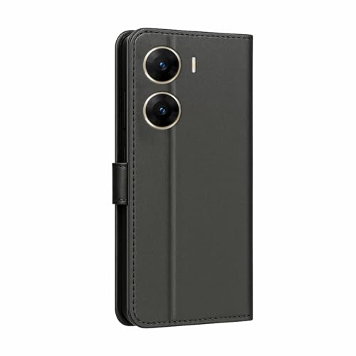Image of AIBEX Shock Proof Flip Compatible for Vivo V29E 5G Flip Cover Leather Finish | Inside TPU with Card Pockets | Wallet Stand | Complete Protection Flip Case