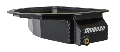 Image of Moroso 20947 Steel Front Sump Lower Oil Pan, Fits Toyota 1JZ /2JZ, Road Race Baffled