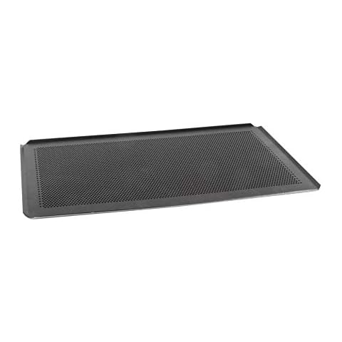 AMT Gastroguss GN 1/1 baking tray set, 53 x 32.5 cm, perforated, coated, cast aluminium, Lotan® non-stick coating, consisting of 2 baking trays AMZN-5333BBL-1 Cover