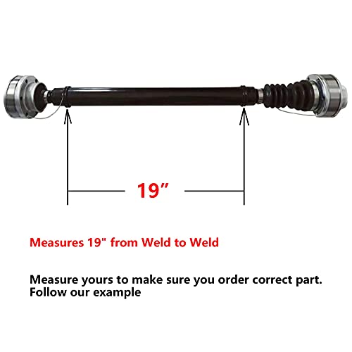image for Detroit Axle - 4WD 3.7L Front Drive shaft for 2002-2007 Jeep Liberty [