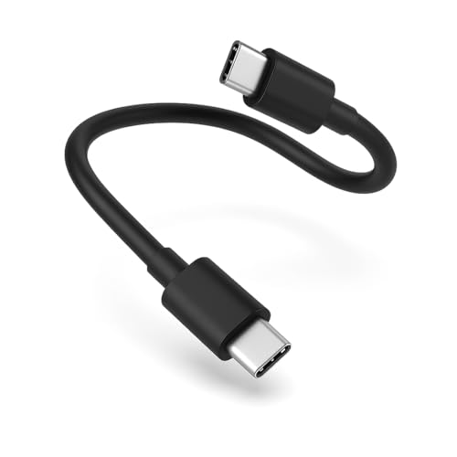 USB C to USB C Charging Cable [2 Pack 1ft] Fast Charging Cord with Power Delivery, Durable Tangle-Free Design, High-Speed Data Transfer, Type C to C Charger Cable for Phones, Tablets, Laptops