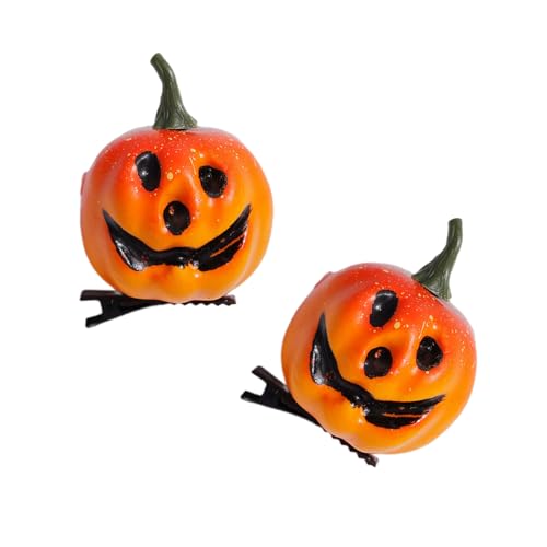 KAHDGSS Bonito tocado de calabaza hecho a mano, decoración de fiesta de Navidad para mujeres y niñas, pelo grueso y fino, multifuncional, para Halloween
